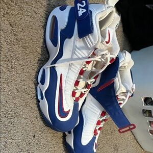 Nike Kids Blue and White Sneakers